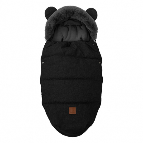 Ποδόσακος καροτσιού Bebe Stars Luxury Velour Graphite