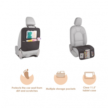 Προστατευτικό θέσης αυτοκινήτου 3 σε 1 Bebe Stars με θήκες αποθήκευσης και iPad