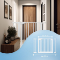 SIPO πόρτα ασφαλείας 75-103cm και 2 προεκτάσεις 7cm + 14cm Λευκό