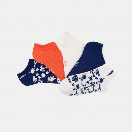 Okaidi Σετ από 5 ζεύγη σοσονάκια με ιδιαίτερο σχέδιο για κορίτσια