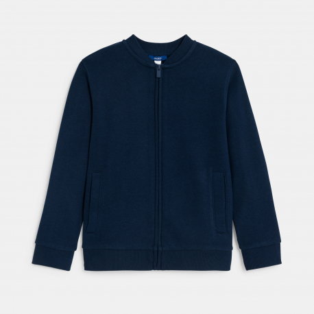 Okaidi Φούτερ teddy από χνουδωτό ύφασμα μονόχρωμο για αγόρια