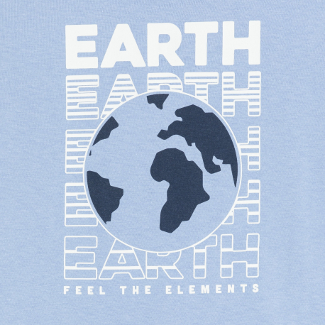 Okaidi Πιτζάμα καλοκαιρινή 2 τεμαχίων από μακό μπλε για αγόρια