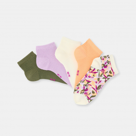 Okaidi Σοσονάκια με εντυπωσιακό σχέδιο για κορίτσια (σετ των 5)