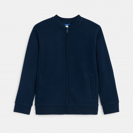 Okaidi Φούτερ teddy από χνουδωτό ύφασμα μονόχρωμο για αγόρια