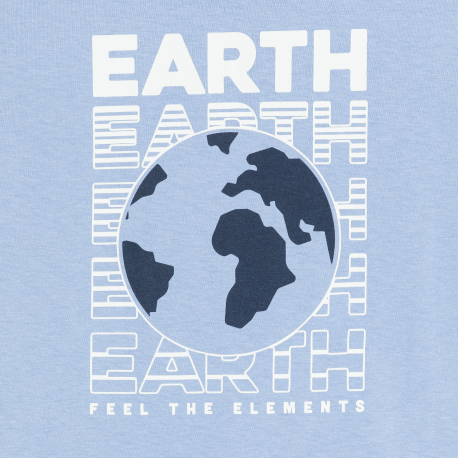 Okaidi Πιτζάμα καλοκαιρινή 2 τεμαχίων από μακό μπλε για αγόρια