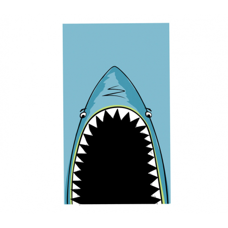 Πετσέτα θαλάσσης Nef-Nef Homeware Shark Jaws 70 x 120 cm