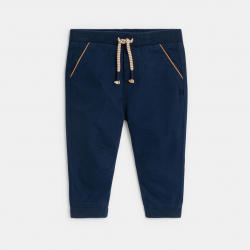 Obaibi Jogpant coton bleu bebe garcon