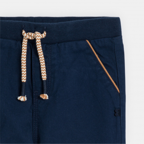 Obaibi Jogpant coton bleu bebe garcon
