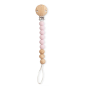 Κλιπ πιπίλας από σιλικόνη SARO Woody Pink