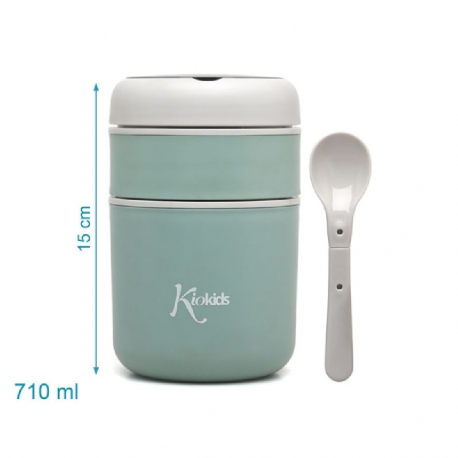 Θερμοδοχείο φαγητού Kiokids® με κουταλάκι 710ml Μέντα