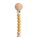 Κλιπ πιπίλας από σιλικόνη SARO Woody Ochre