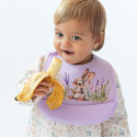 Σαλιάρα σιλικόνης Kiokids® Levander Bunny