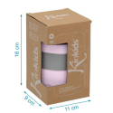 Θερμός φαγητού Kiokids® 500 ml με κουταλάκι Λιλά
