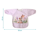Ποδιά αδιάβροχη με μανίκια Kiokids® Levander Bunny