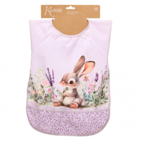 Ποδιά αδιάβροχη με μανίκια Kiokids® Levander Bunny