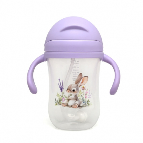 Ποτηράκι με λαβές Kiokids® Levander Bunny 300 ml