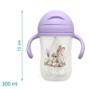 Ποτηράκι με λαβές Kiokids® Levander Bunny 300 ml