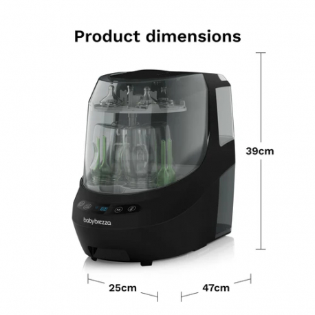 Πλυντήριο - αποστειρωτής μπιμπερό Baby Brezza® Bottle Washer Pro® Black