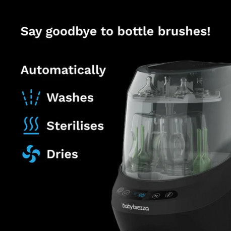 Πλυντήριο - αποστειρωτής μπιμπερό Baby Brezza® Bottle Washer Pro® Black