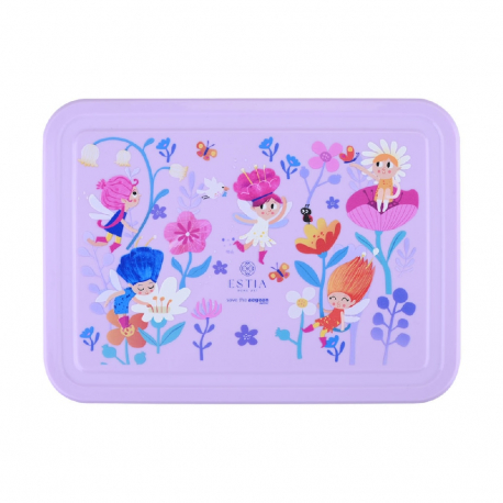 Φαγητοδοχείο με 5 θήκες Estia Save the Aegean 1330ml Fairy Tales
