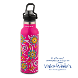 Θερμός - παγούρι ανοξείδωτο Nava® We Care Magenta 500ml