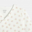 Obaibi Ensemble 3 pieces fleuri rose naissance fille