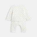 Obaibi Ensemble 3 pieces fleuri rose naissance fille