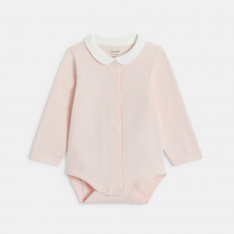Obaibi Ensemble 3 pieces fleuri rose naissance fille