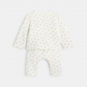 Obaibi Ensemble 3 pieces fleuri rose naissance fille