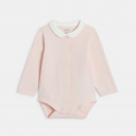 Obaibi Ensemble 3 pieces fleuri rose naissance fille
