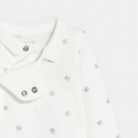 Obaibi Salopette fantaisie et body chien vert bebe garcon