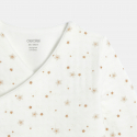 Obaibi Ensemble 3 pieces coton etoiles blanc naissance garcon