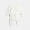 Obaibi Ensemble 3 pieces coton etoiles blanc naissance garcon