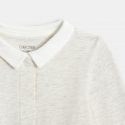 Obaibi Ensemble 3 pieces coton etoiles blanc naissance garcon