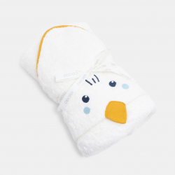 Obaibi Cape de bain eponge jaune bebe naissance garcon