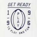 Okaidi T-shirt manches longues a message blanc Garcon
