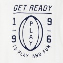 Okaidi T-shirt manches longues a message blanc Garcon