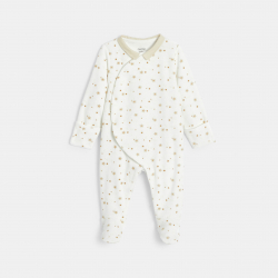 Obaibi Dors-bien velours etoiles beige bebe garcon