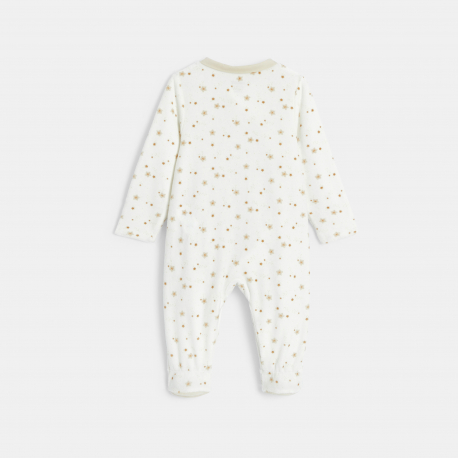 Obaibi Dors-bien velours etoiles beige bebe garcon