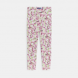Okaidi Legging fille motifs graphiques colores