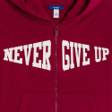 Okaidi Sweat-shirt a capuche a message rouge Garcon