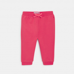 Obaibi Jogging molleton rouge bebe fille