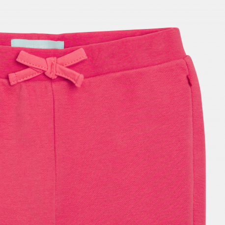 Obaibi Jogging molleton rouge bebe fille