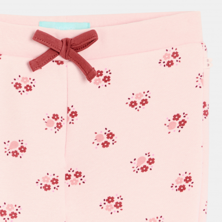 Obaibi Jogging molleton rose bebe fille