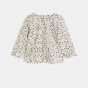 Obaibi Blouse fleurs et fruits mauve bebe fille