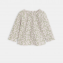 Obaibi Blouse fleurs et fruits mauve bebe fille