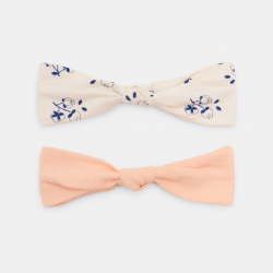 Obaibi Headband n?ud fantaisie rose bebe fille (lot de 2)