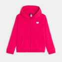 Okaidi Sweat-shirt a capuche rouge Fille