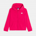 Okaidi Sweat-shirt a capuche rouge Fille