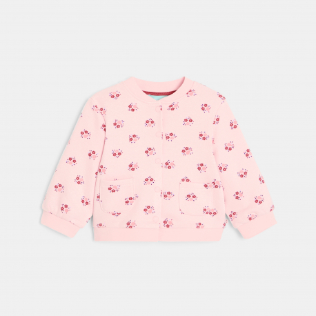 Obaibi Teddy fleuri en molleton bebe fille